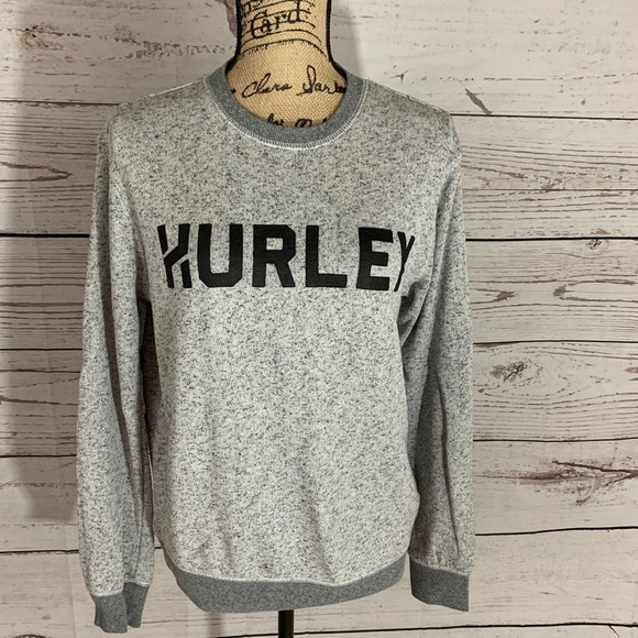Hurley Other - Hurley Gray Pullover Spellout Sweatshirt